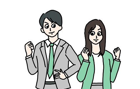 わかりやすく説明するスタッフのイメージ